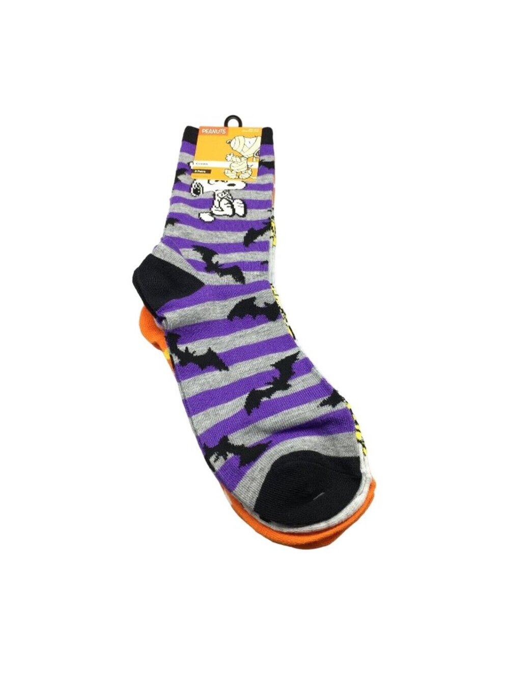 Peanuts Snoopy Halloween Women’s Crew Socks Size 9-11 Set of 3